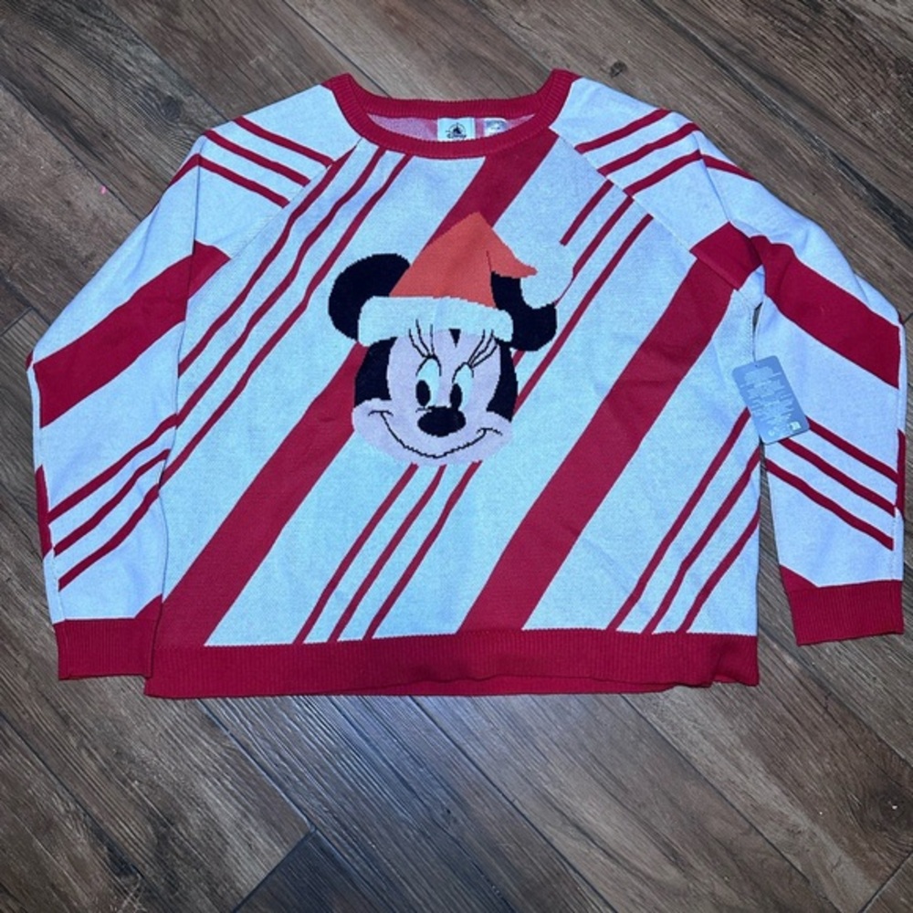 Disney Red and White Mickey Mouse Sweater